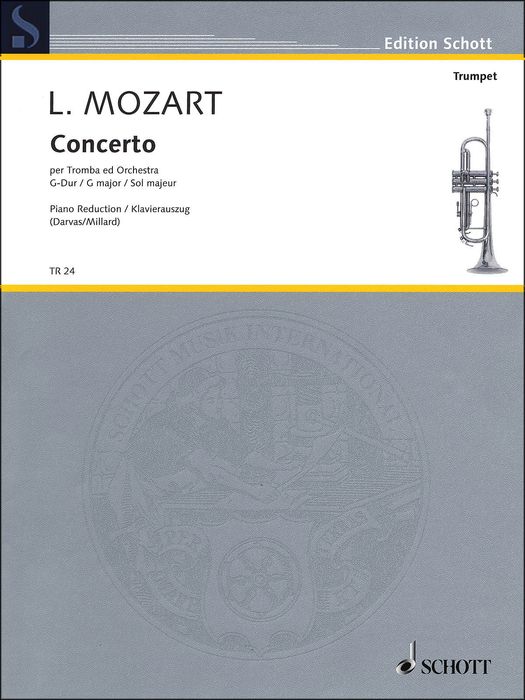 Hal Leonard&nbsp;Concerto for Trumpet And Orchestra In G Major Trumpet In C And Piano&nbsp;&nbsp;