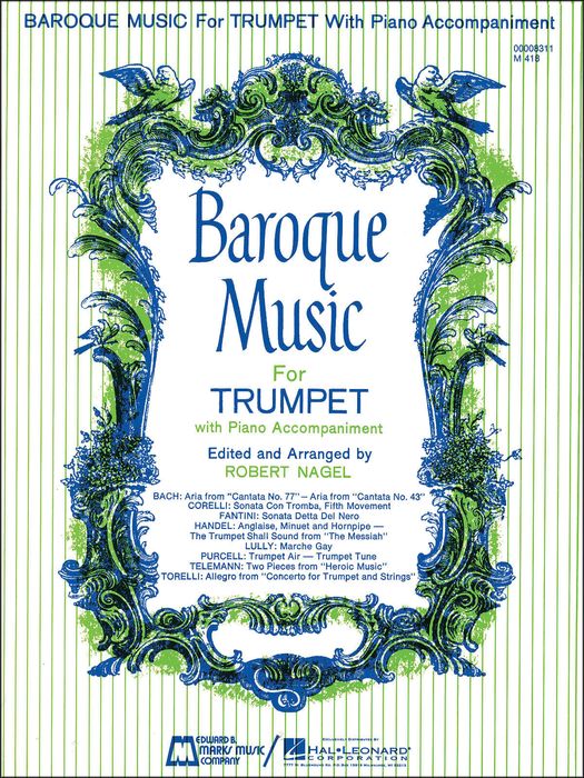 Hal Leonard&nbsp;Baroque Music for Trumpet with Piano&nbsp;&nbsp;