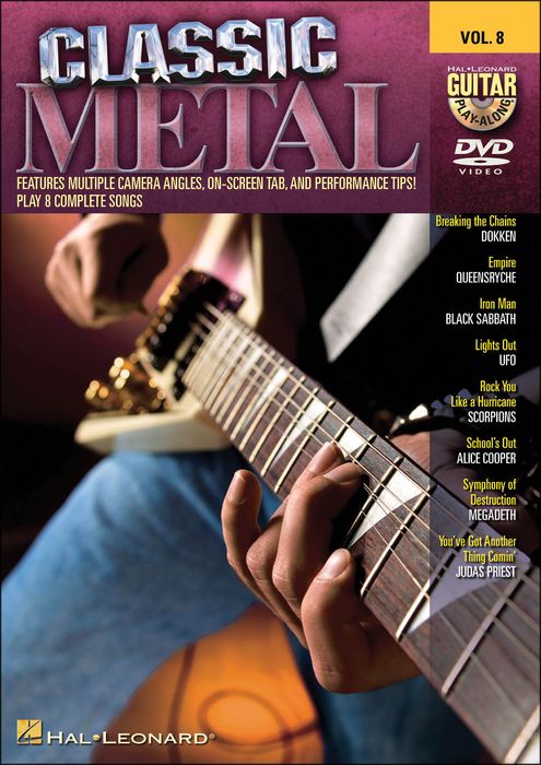 Hal Leonard&nbsp;Classic Metal - Guitar Play-Along DVD Volume 8 (DVD)&nbsp;&nbsp;