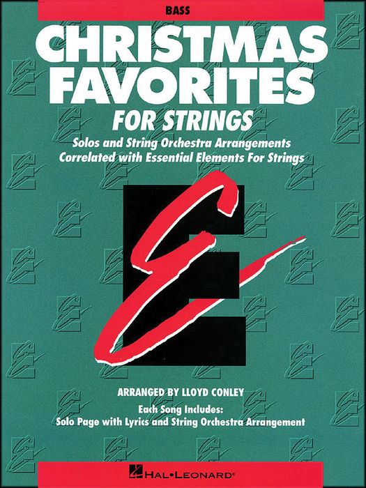 Hal Leonard Christmas Favorites String Bass Essential Elements