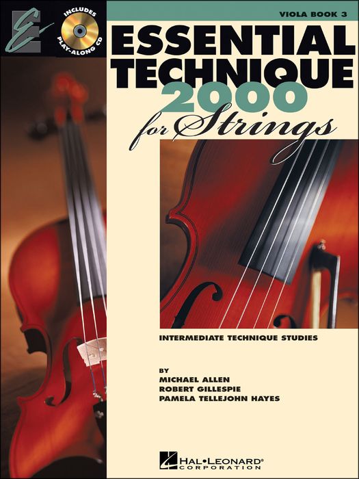 Hal Leonard&nbsp;Essential Technique 2000 for Strings Viola Book 3 Book/CD&nbsp;&nbsp;