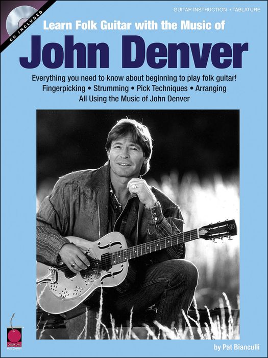 Cherry Lane&nbsp;Learn Folk Guitar with The Music Of John Denver Book/CD&nbsp;&nbsp;