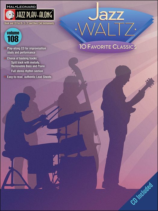 Hal Leonard&nbsp;Jazz Waltz - Jazz Play-Along Volume 108 (CD/Pkg)&nbsp;&nbsp;