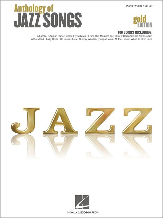 Hal Leonard&nbsp;Hal Leonard Anthology Of Jazz Songs - Gold Edition arranged for piano, vocal, and guitar (P/V/G)&nbsp;&nbsp;