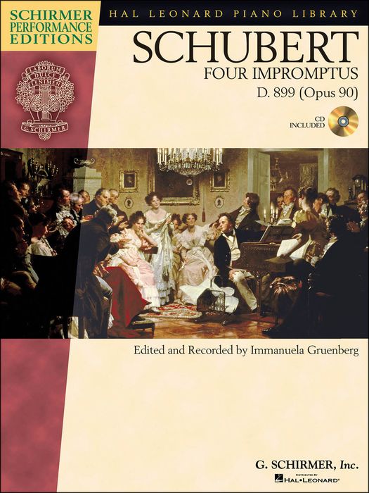 G. Schirmer&nbsp;4 Impromptus, Op. 90 - Piano - Schirmer Performance Edition Book/CD By Schubert / Gruenberg&nbsp;&nbsp;