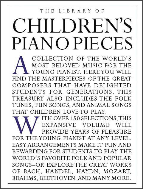Music Sales&nbsp;The Library Of Children's Piano Pieces&nbsp;&nbsp;