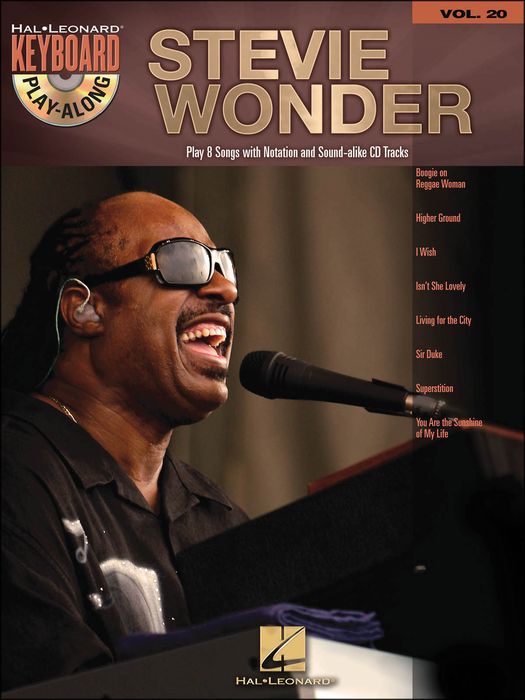 Hal Leonard&nbsp;Stevie Wonder Vol. 20 Book/CD Keyboard Play-Along&nbsp;&nbsp;