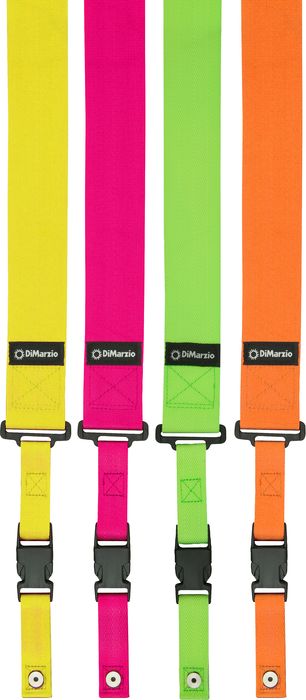 DiMarzio&nbsp;Nylon ClipLock Neon Guitar Strap&nbsp;&nbsp;