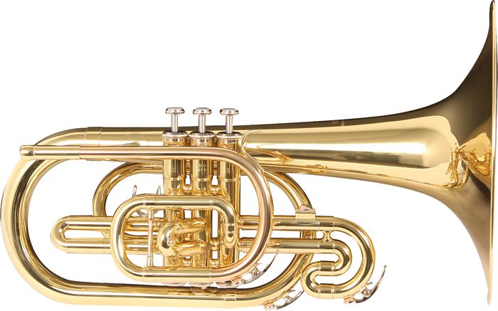Yamaha&nbsp;YMP-204M Series Marching F Mellophone&nbsp;Lacquer&nbsp;