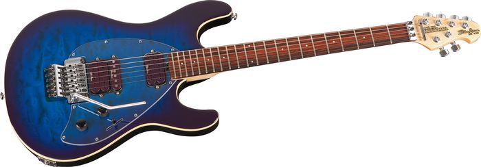 Music Man Steve Morse Y2d Guitar With Floyd Rose Tremolo De-Purple Burst