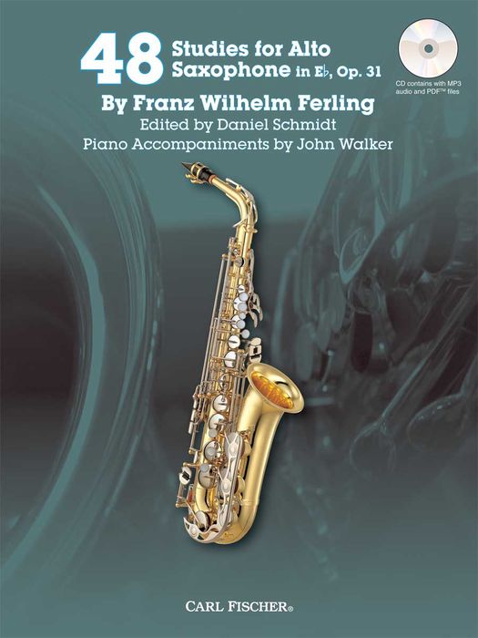 Carl Fischer&nbsp;48 Studies for Alto Saxophone in Eb, Op. 31 Book/CD&nbsp;&nbsp;