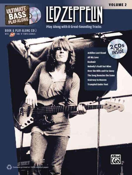 Alfred&nbsp;Led Zeppelin Ultimate Play Along Bass Volume 2 with 2 CD's&nbsp;&nbsp;