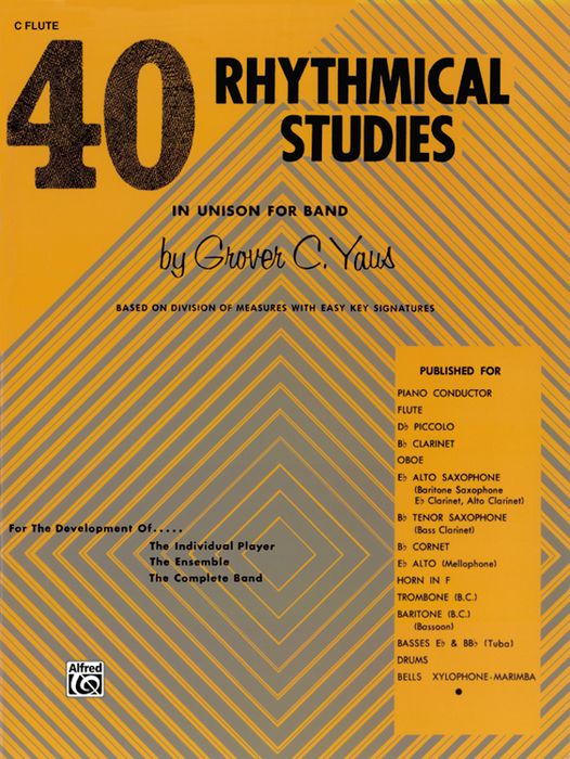 Alfred&nbsp;40 Rhythmical Studies Horn in F&nbsp;&nbsp;