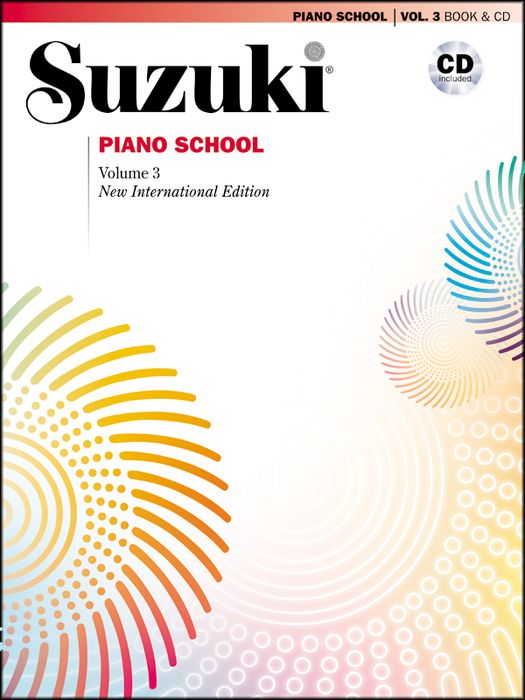 Suzuki&nbsp;Suzuki Piano School New International Edition Piano Book and CD Volume 3&nbsp;&nbsp;