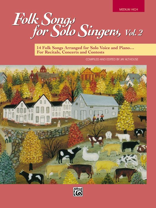 Alfred&nbsp;Folk Songs for Solo Singers Vol. 2&nbsp;&nbsp;