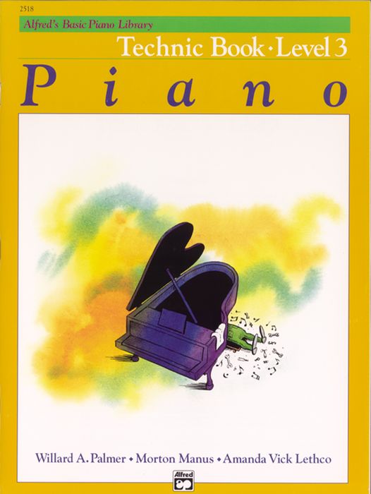 Alfred&nbsp;Alfred's Basic Piano Course Technique Book 3&nbsp;&nbsp;