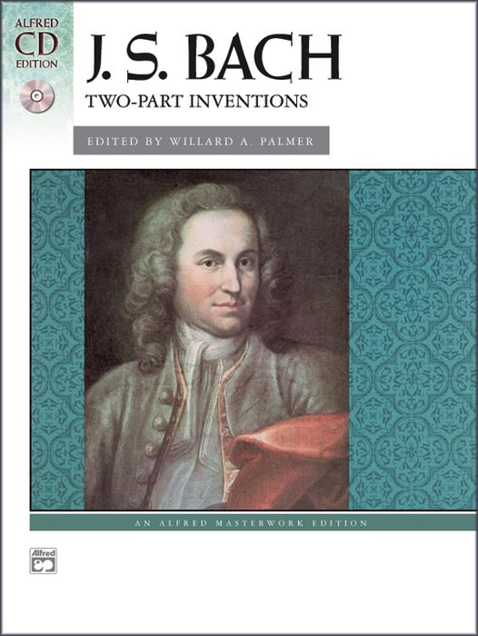 Alfred Bach Two Part Inventions Intermediate Late Intermediate Book Cd Piano