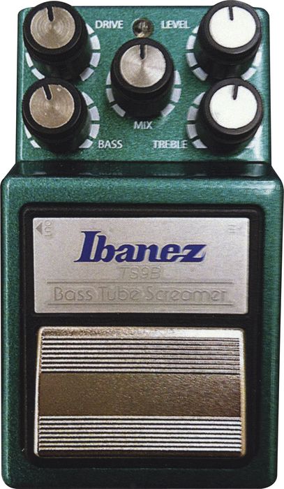 Ibanez 9 Series Ts9b Bass Tube Screamer Overdrive Bass Effects Pedal Green