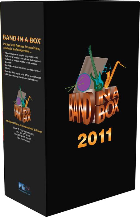 PG Music&nbsp;Band-in-a-Box 2011 EverythingPAK Windows (Portable Hard Drive)&nbsp;&nbsp;