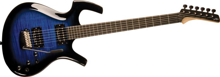Parker Guitars&nbsp;RF722 Nitefly Radial Flame Top Electric Guitar&nbsp;Trans Black Burst&nbsp;