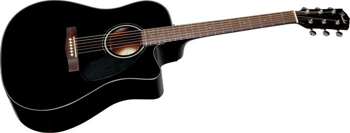 Fender Cd140sce Acoustic-Electric Guitar Black