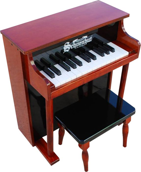 Schoenhut&nbsp;25- Key Traditional Spintet&nbsp;Mahogany/Black&nbsp;