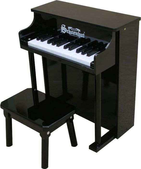 Schoenhut&nbsp;25- Key Traditional Spintet&nbsp;Black&nbsp;