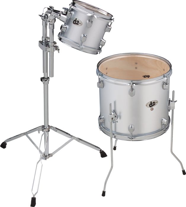 ddrum&nbsp;D2 2-Piece Add On Pack&nbsp;Brushed Silver&nbsp;