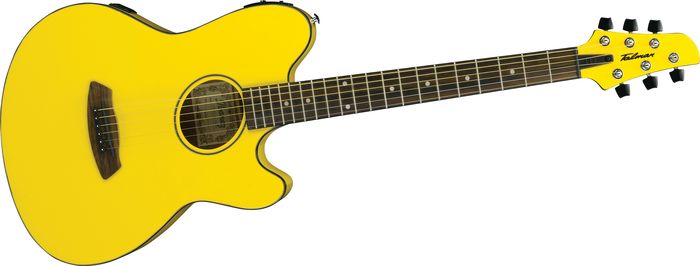 Ibanez Tcy15e Talman Double Cutaway Acoustic-Electric Guitar Yellow