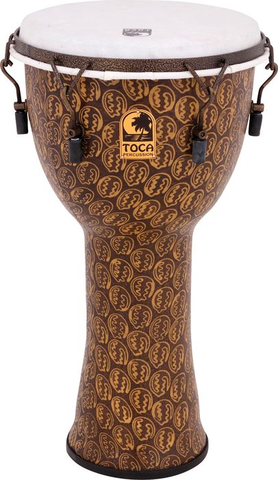 Toca&nbsp;Freestyle II Mechanically-Tuned Djembe&nbsp;12 inch&nbsp;Gold Mask