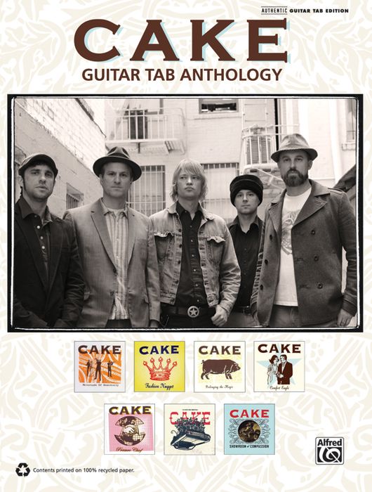 Alfred&nbsp;Cake - Guitar TAB Anthology Book&nbsp;&nbsp;