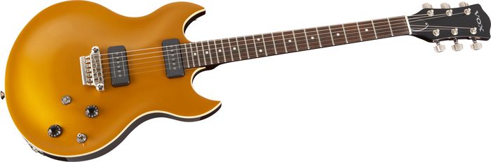 Vox&nbsp;SDC-33 Double-Cutaway Solidbody Electric Guitar&nbsp;Gold&nbsp;