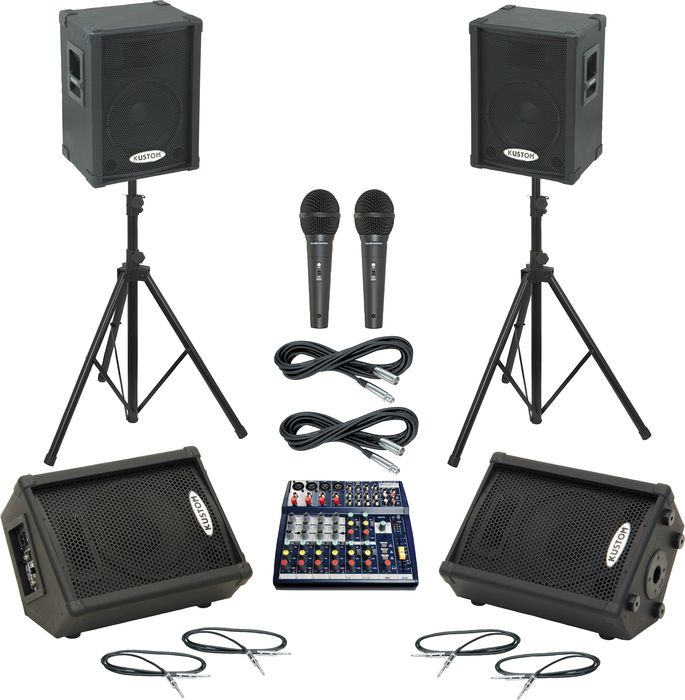Soundcraft&nbsp;Notepad 124 / KPC12P Mains & Monitors Package&nbsp;&nbsp;