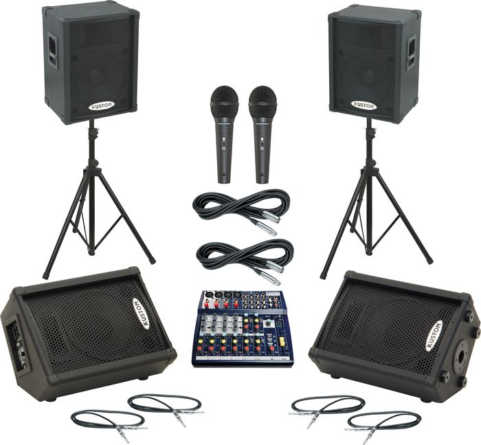 Soundcraft&nbsp;Notepad 124 / KPC15P Mains & Monitors Package&nbsp;&nbsp;