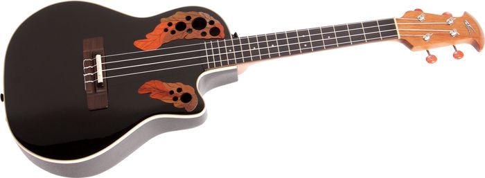Ukulele Sale -  Applause UAE148 Acoustic-Electric Tenor Ukulele Black