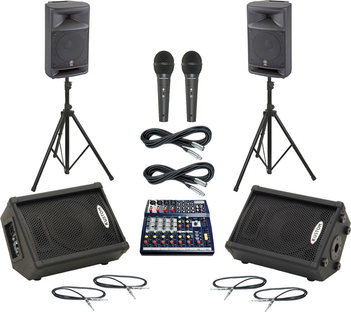 Soundcraft&nbsp;Notepad 124 / MSR250 Mains & Monitors Package&nbsp;&nbsp;