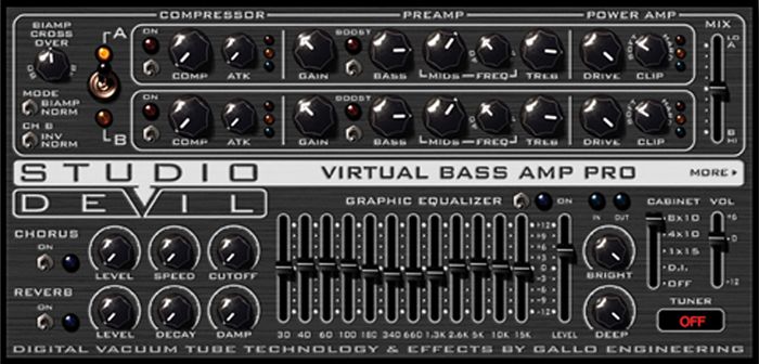 Studio Devil&nbsp;Virtual Bass Amp Pro Software Download&nbsp;&nbsp;