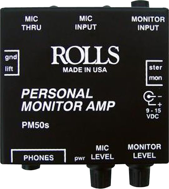 Rolls Pm50s Personal Monitor Amp