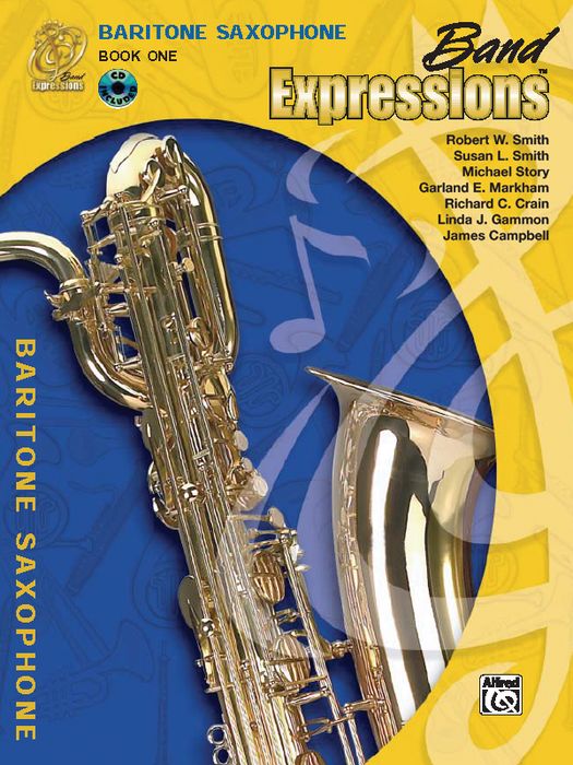 Alfred Band Expressions Book One Student Edition Baritone Saxophone Book & Cd