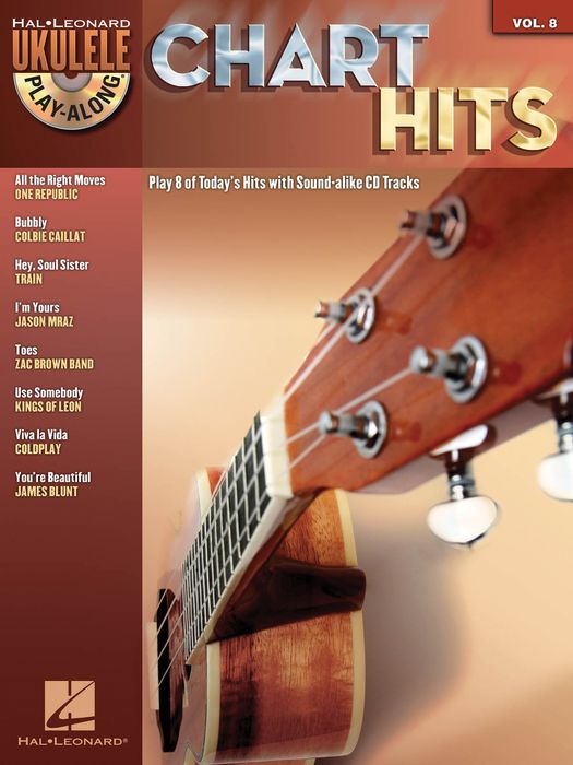 Hal Leonard&nbsp;Chart Hits - Ukulele Play-Along Series Volume 8 Book/CD&nbsp;&nbsp;