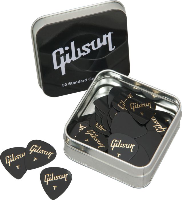 Gibson&nbsp;Guitar Pick Tin - 50 Standard Picks&nbsp;&nbsp;