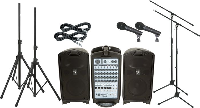 Fender&nbsp;Passport 500 Pro PA Package with 2 Mics&nbsp;&nbsp;