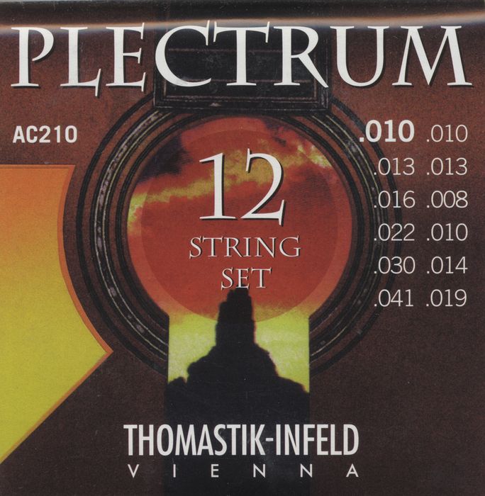 Thomastik&nbsp;AC210 Plectrum Bronze Extra Light Acoustic 12-String Guitar Strings&nbsp;&nbsp;