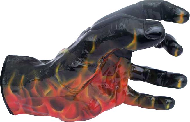 Grip Studios&nbsp;Scoppio Airbrushed Flame Custom Guitar Hanger&nbsp;Right Hand Model&nbsp;
