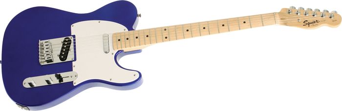 squier telecaster metallic blue