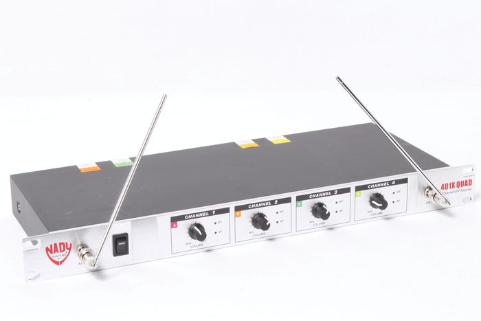 Used Nady 401X Quad Wht H -Held Vhf Wireless Micro