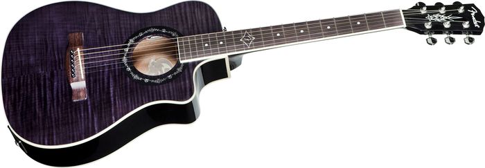 Fender T-Bucket 200Ce Folk Acoustic-Electric Guitar Transparent Black