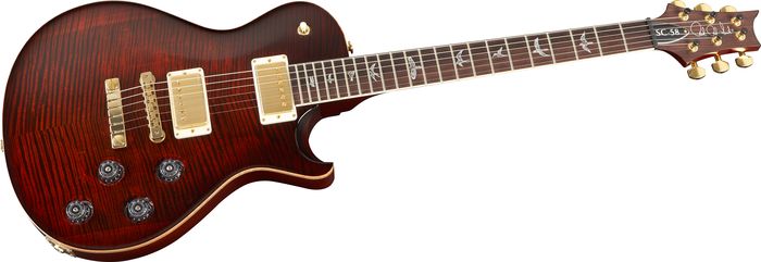 PRS&nbsp;SC 58 Nickel Hardware Electric Guitar&nbsp;Fire Red Burst&nbsp;