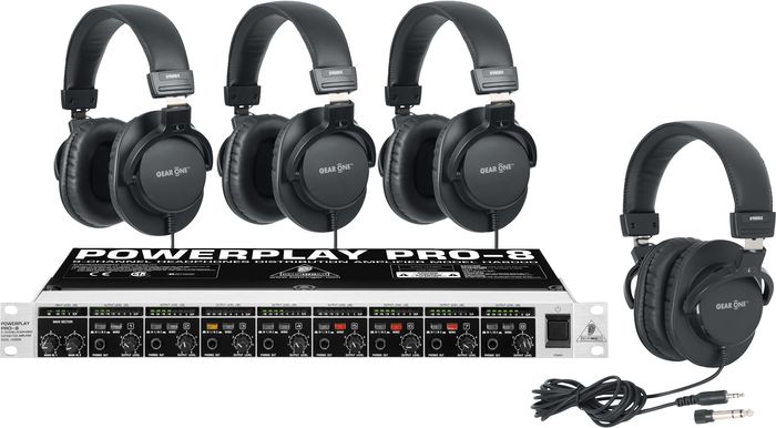 Behringer&nbsp;HA-8000 Headphone Amp with 4 Headphones&nbsp;&nbsp;