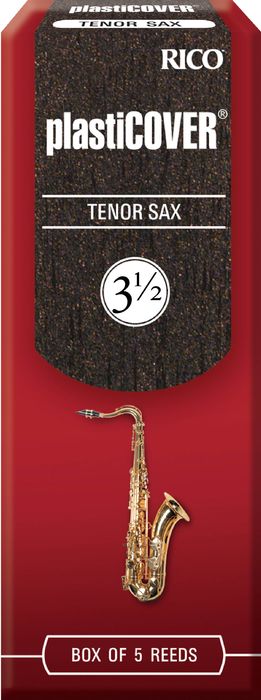 Rico&nbsp;Plasticover Tenor Saxophone Reeds&nbsp;Strength 3.5&nbsp;Box of 5